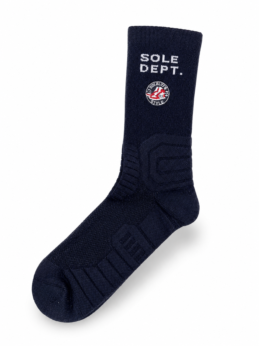Sole Dept. by SoleLyfeStyle Socks (Black/White)