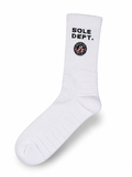 Sole Dept. by SoleLyfeStyle Socks (White/Black)